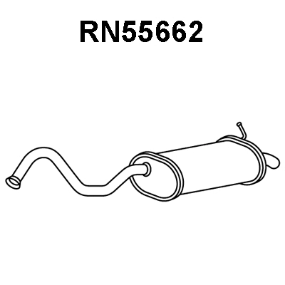 Rear Muffler (RN55662)