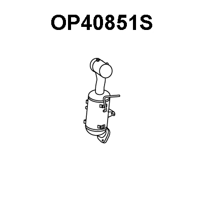Soot/Particulate Filter, exhaust system (OP40851S)