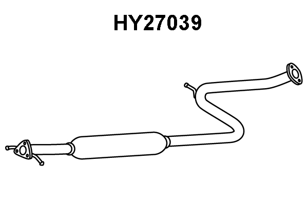 Front Muffler (HY27039)