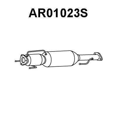 Soot/Particulate Filter, exhaust system (AR01023S)