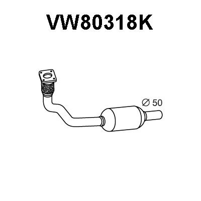 Catalytic Converter (VW80318K)