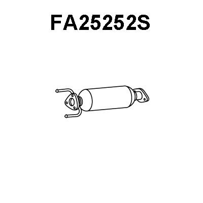 Soot/Particulate Filter, exhaust system (FA25252S)