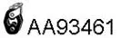 Rubber Strip, exhaust system (AA93461)