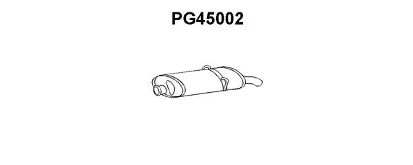 Rear Muffler (PG45002)