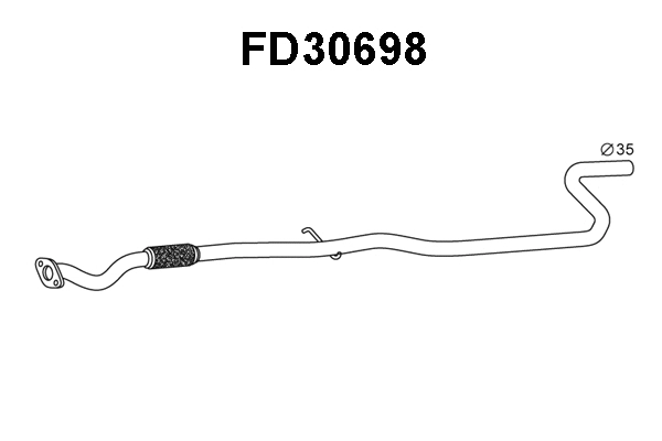 Exhaust Pipe (FD30698)