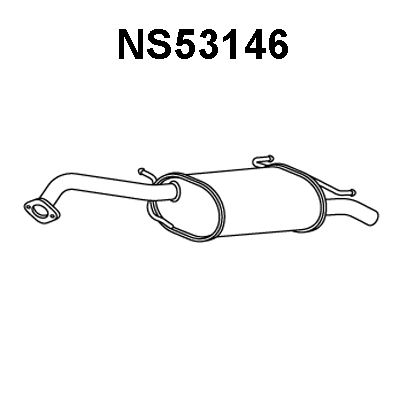 Rear Muffler (NS53146)