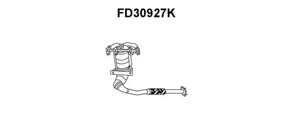 Manifold Catalytic Converter (FD30927K)