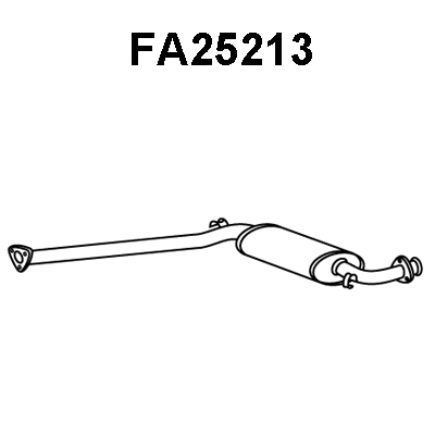 Front Muffler (FA25213)