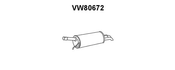 Rear Muffler (VW80672)
