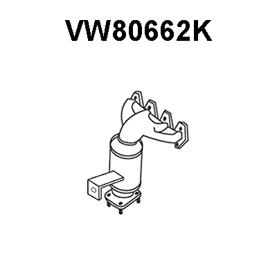 Manifold Catalytic Converter (VW80662K)
