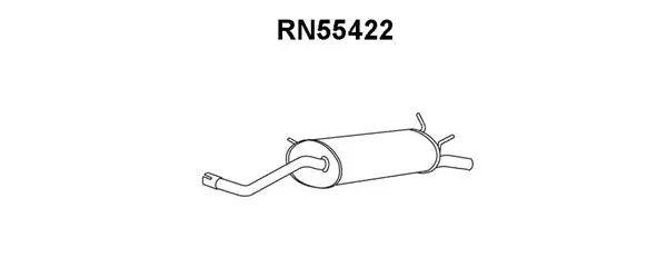 Rear Muffler (RN55422)