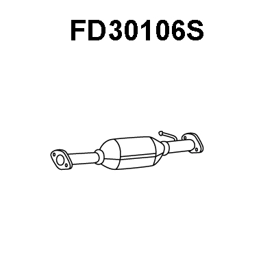 Soot/Particulate Filter, exhaust system (FD30106S)