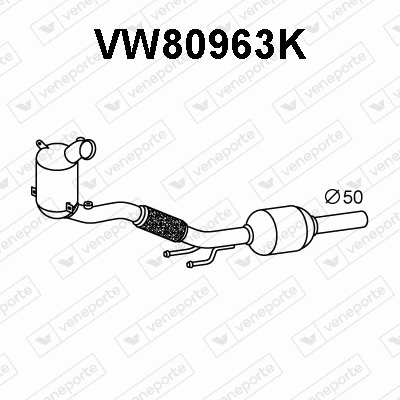 Catalytic Converter (VW80963K)