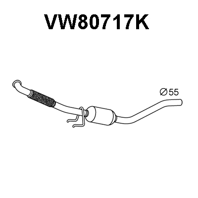 Catalytic Converter (VW80717K)