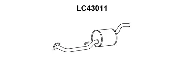 Centre Muffler (LC43011)