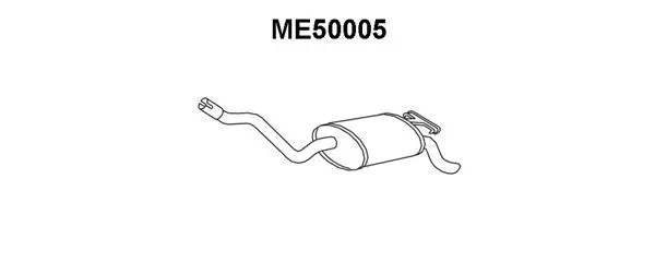 Rear Muffler (ME50005)
