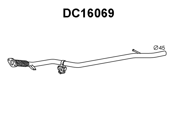 Exhaust Pipe (DC16069)
