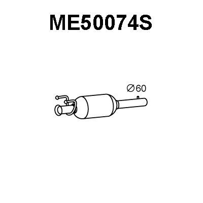 Soot/Particulate Filter, exhaust system (ME50074S)