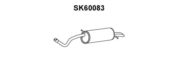 Rear Muffler (SK60083)