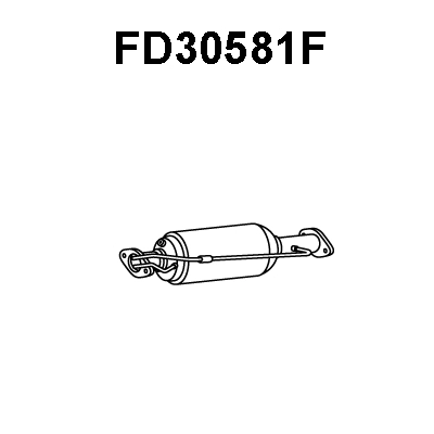 Soot/Particulate Filter, exhaust system (FD30581F)