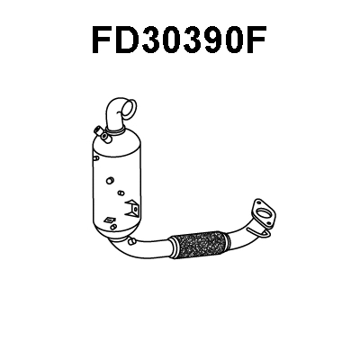 Soot/Particulate Filter, exhaust system (FD30390F)