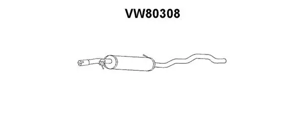 Front Muffler (VW80308)