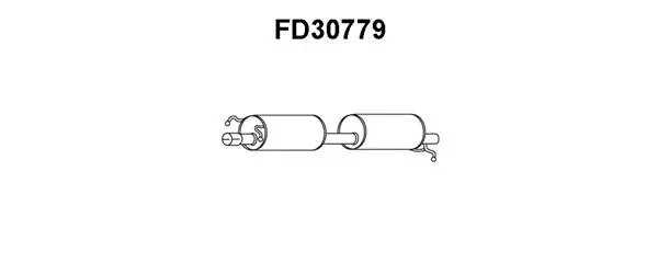 Rear Muffler (FD30779)
