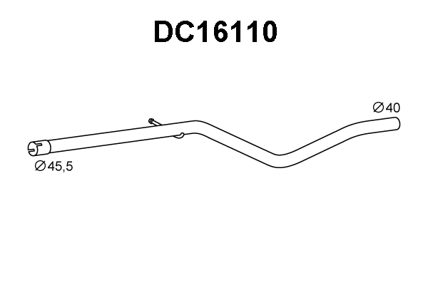 Exhaust Pipe (DC16110)