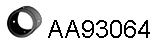 Rubber Strip, exhaust system (AA93064)