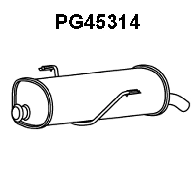 Rear Muffler (PG45314)