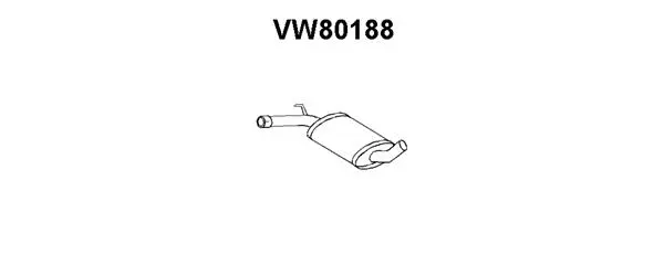 Centre Muffler (VW80188)