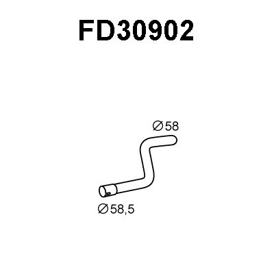 Exhaust Pipe (FD30902)