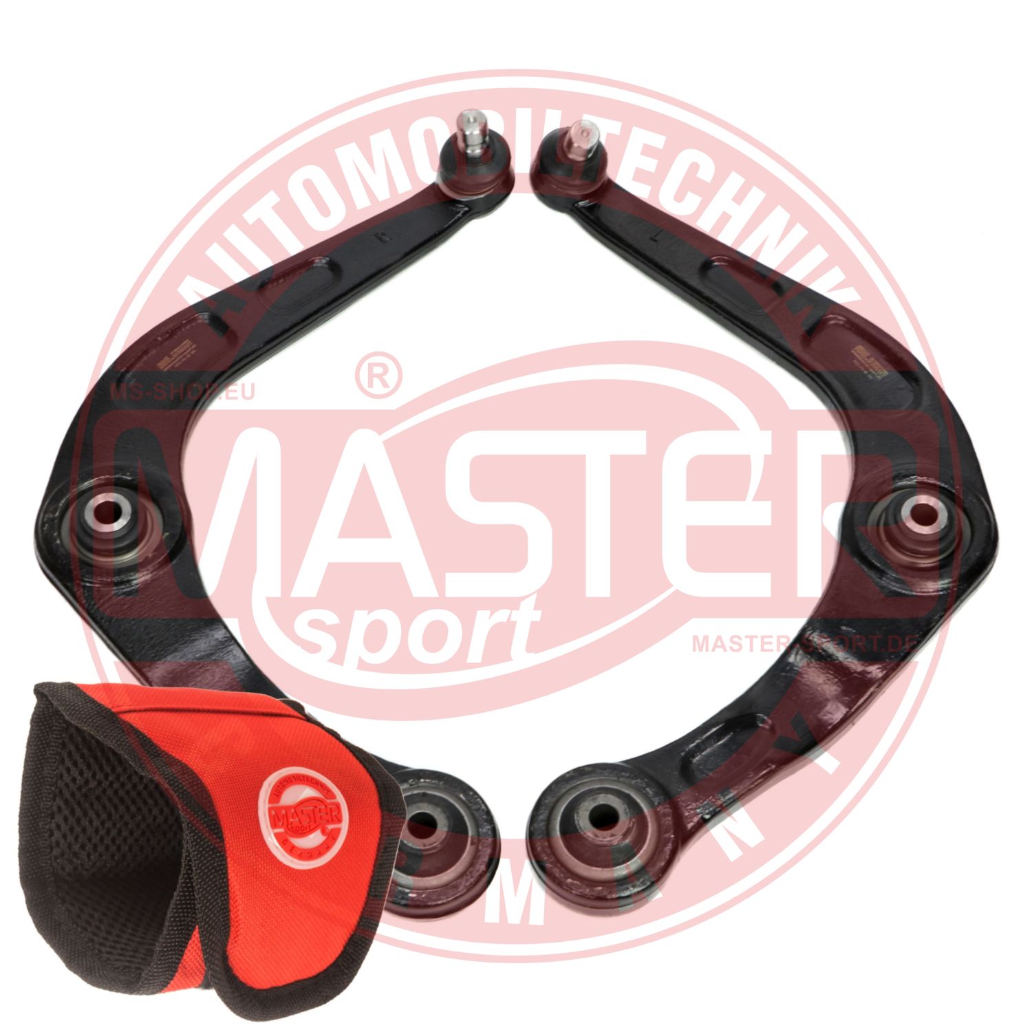 Control/Trailing Arm Kit, wheel suspension (37059/1-KIT-MSM)