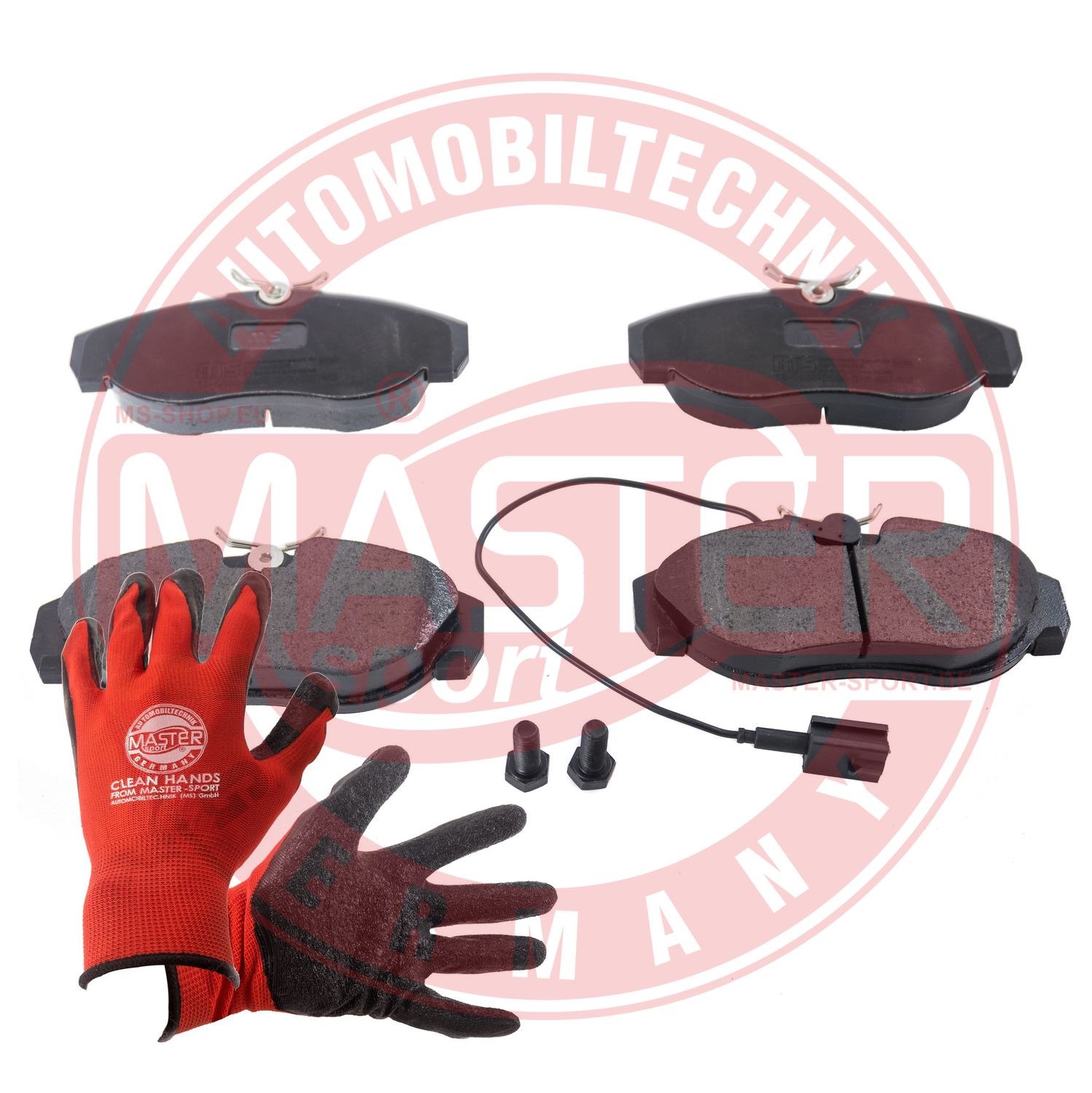 Brake Pad Set, disc brake (13046028502N-SET-MSP)