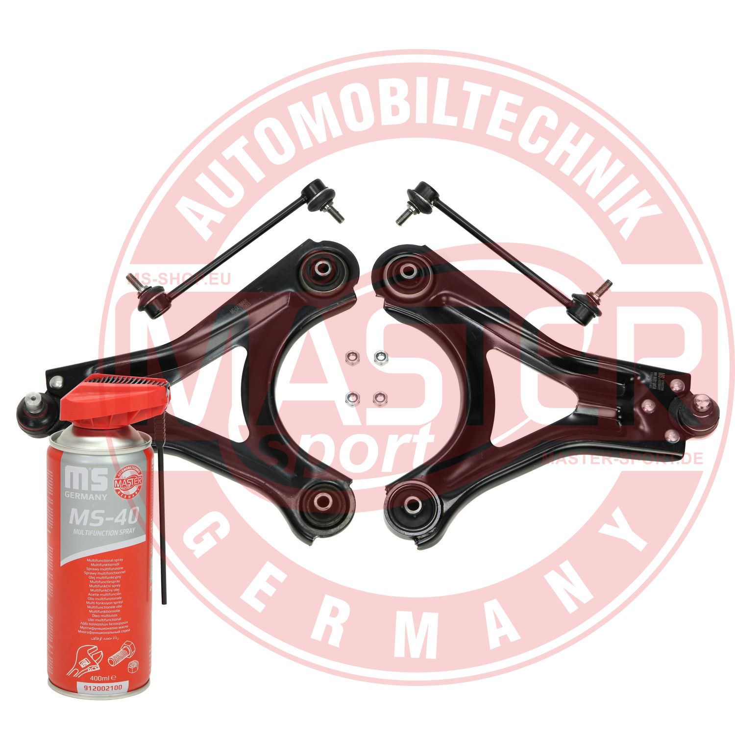 Control/Trailing Arm Kit, wheel suspension (37039/1-KIT-MSP)