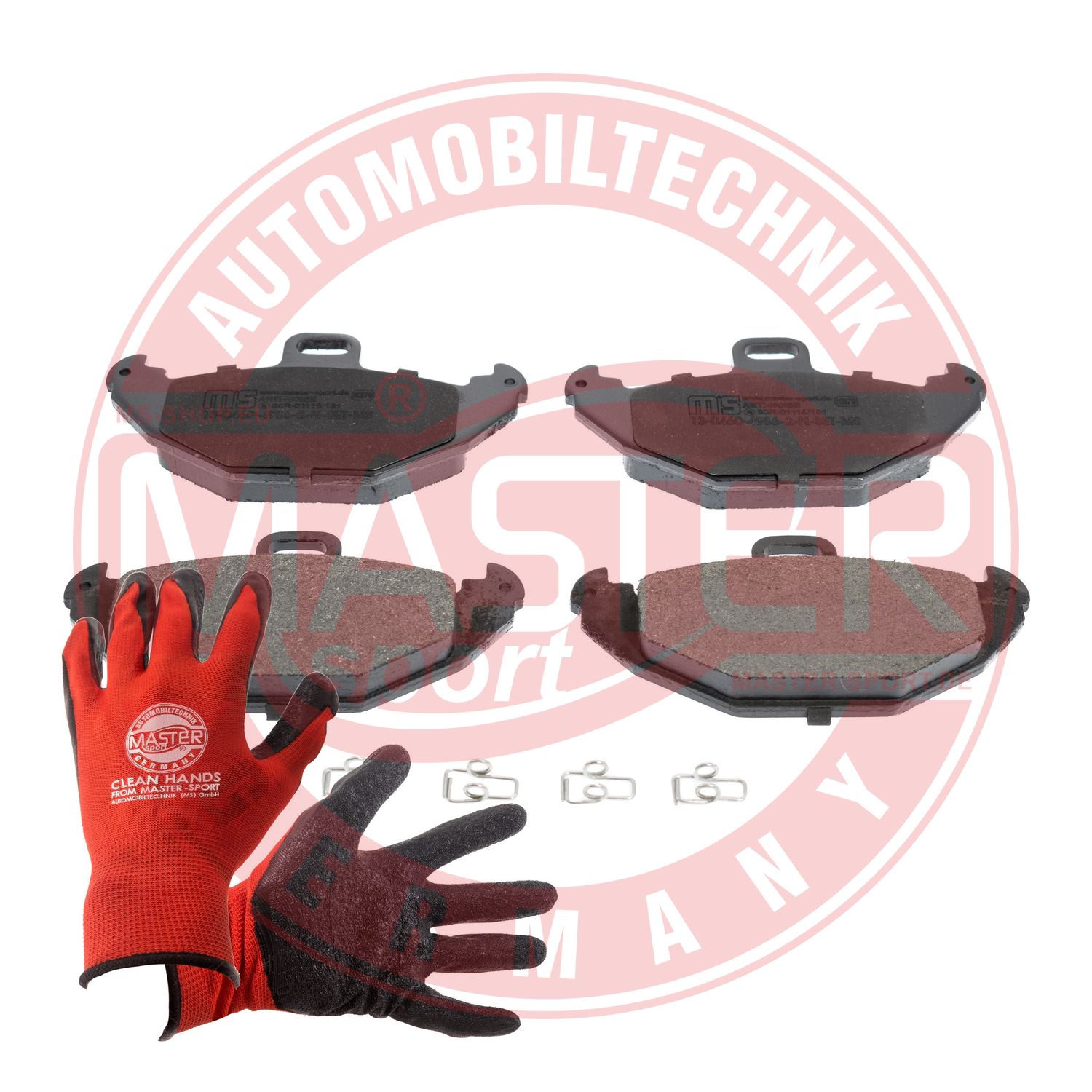 Brake Pad Set, disc brake (13046049862N-SET-MSP)