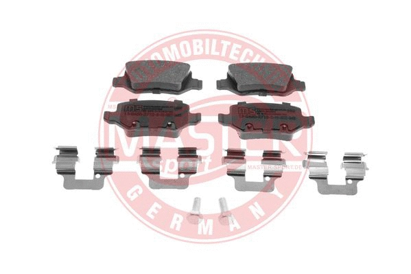 Brake Pad Set, disc brake (13046027122N-SET-MS)
