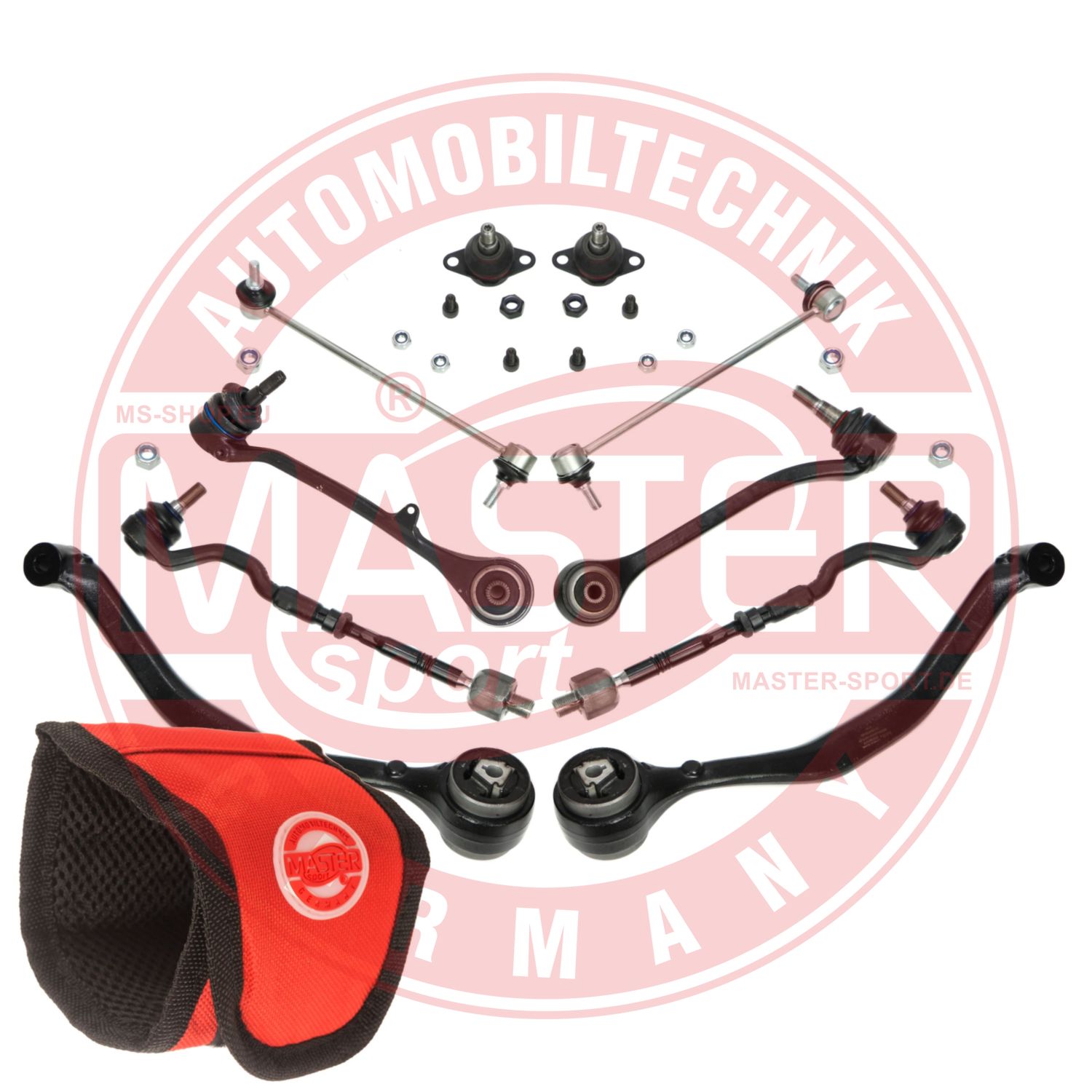 Control/Trailing Arm Kit, wheel suspension (36858/1-KIT-MSM)