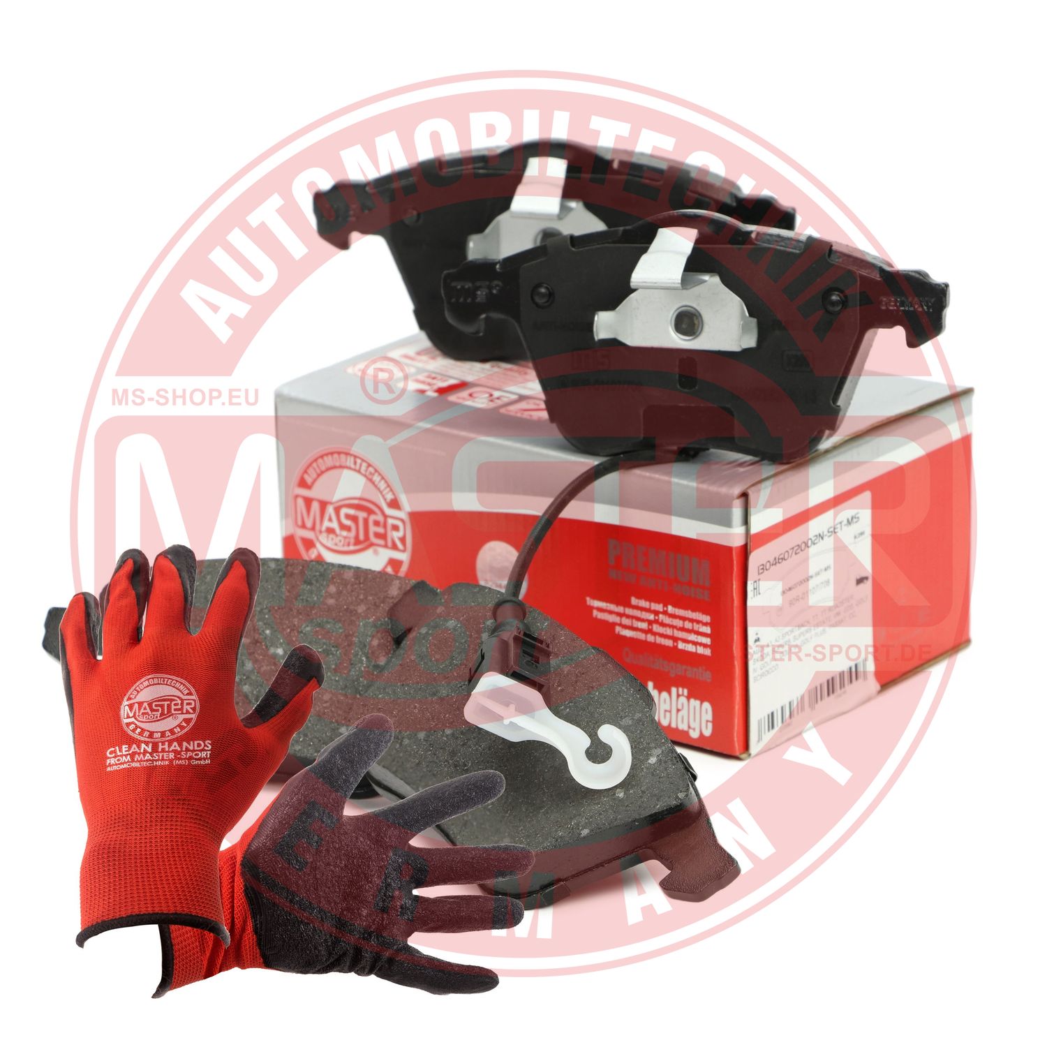Brake Pad Set, disc brake (13046072002N-SET-MSP)