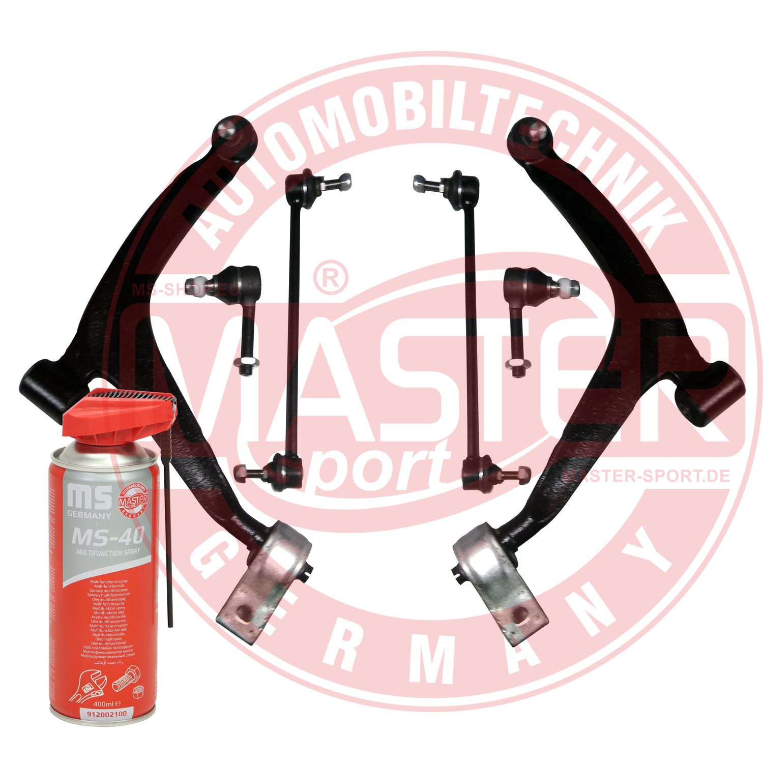 Control/Trailing Arm Kit, wheel suspension (36871-KIT-MSP)