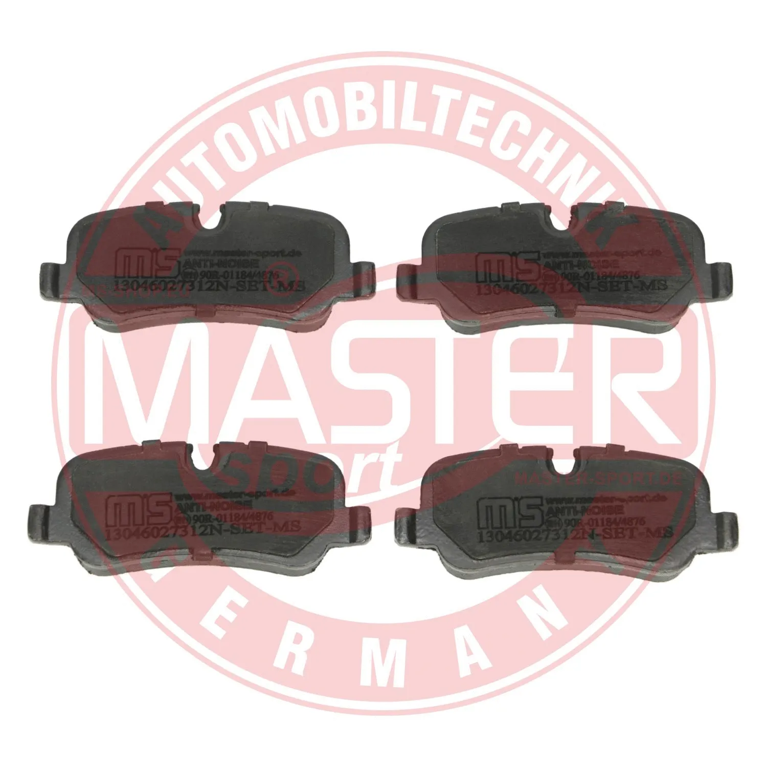 Brake Pad Set, disc brake (13046027312N-SET-MS)