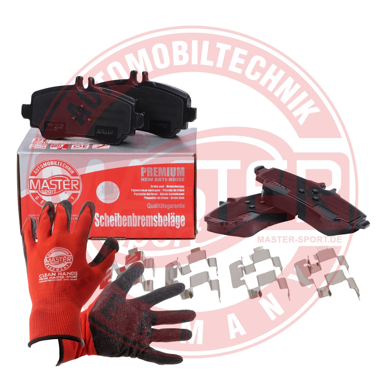 Brake Pad Set, disc brake (13046027762N-SET-MSP)