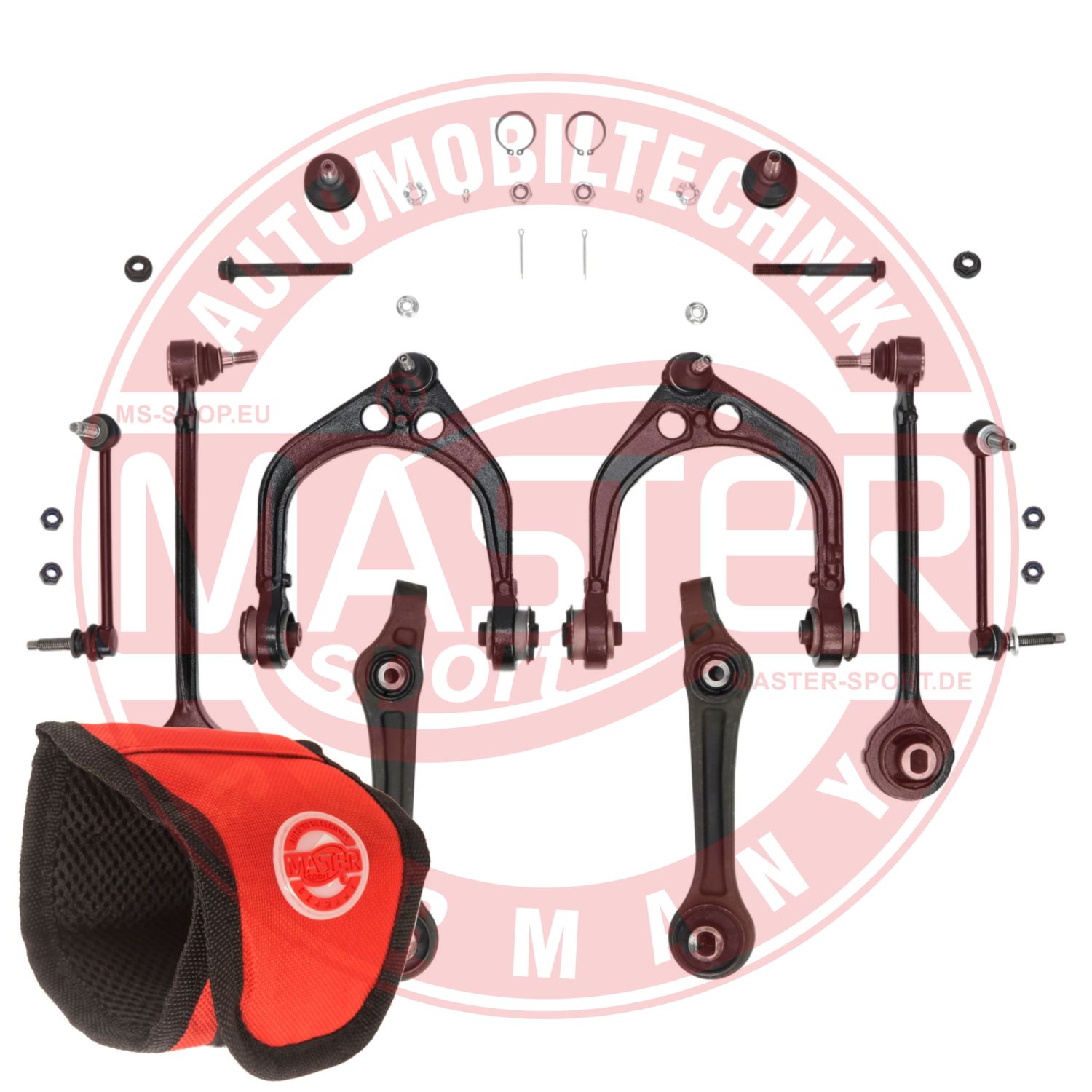 Control/Trailing Arm Kit, wheel suspension (37167/1-KIT-MSM)
