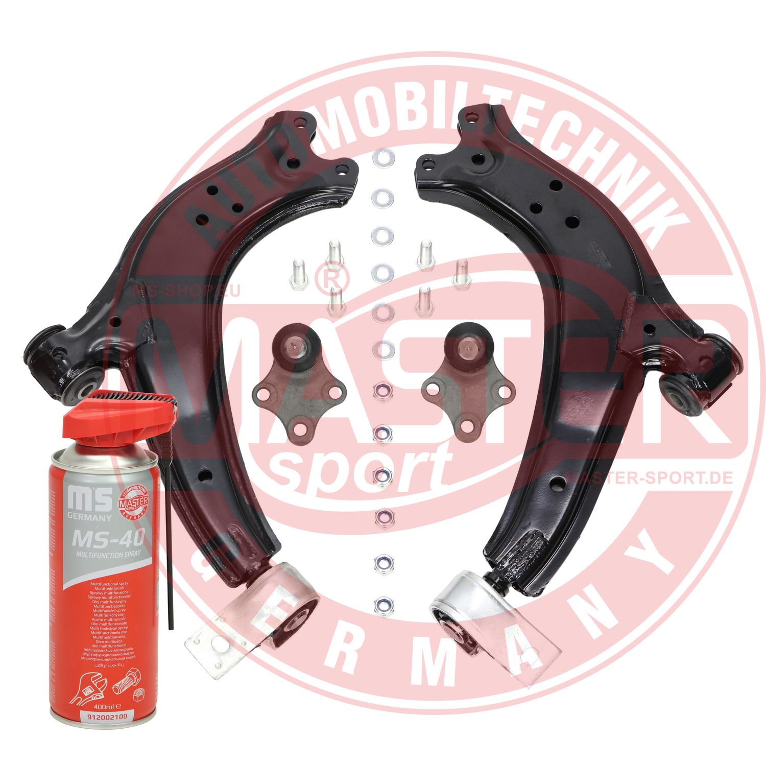 Control/Trailing Arm Kit, wheel suspension (37171-KIT-MSP)