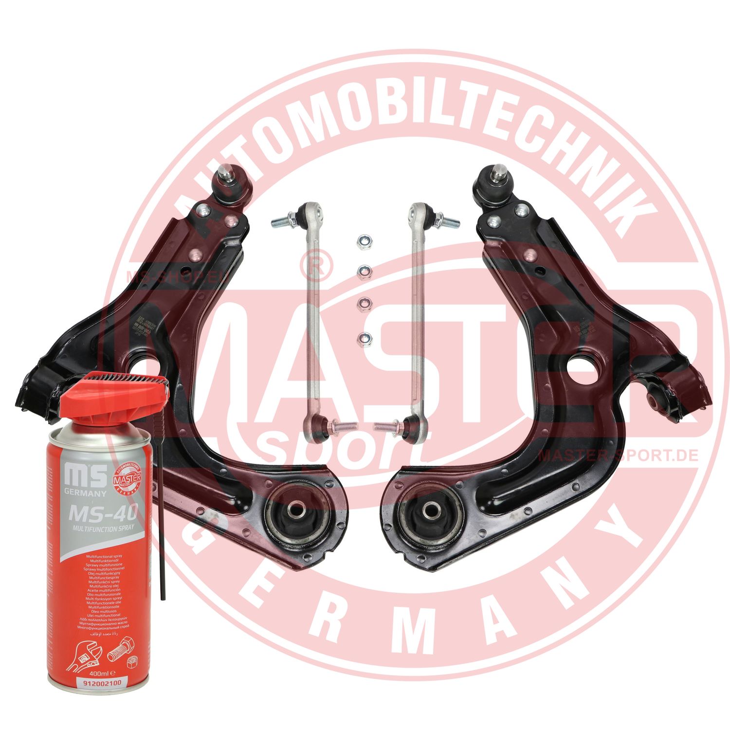 Control/Trailing Arm Kit, wheel suspension (36879/1-KIT-MSP)