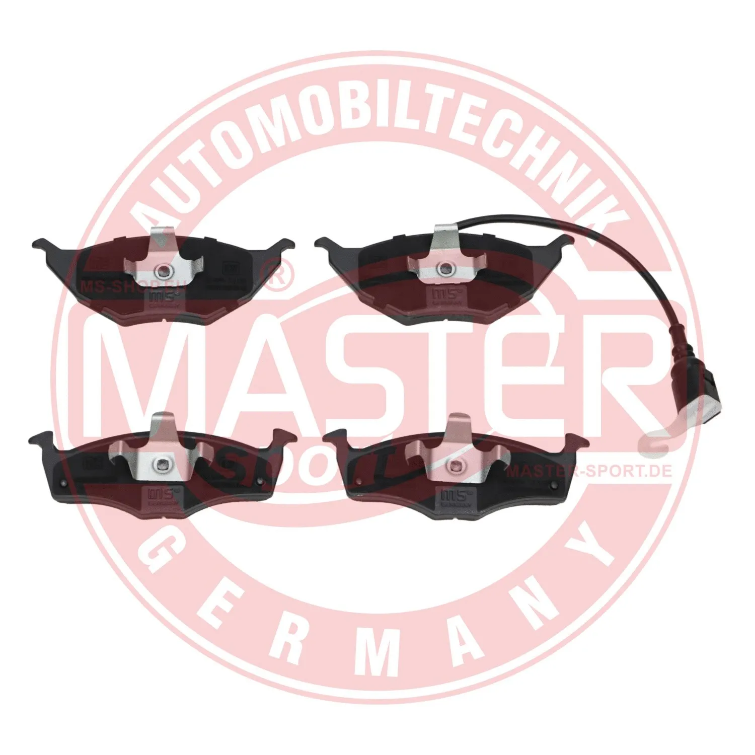 Brake Pad Set, disc brake (13046071782N-SET-MS)