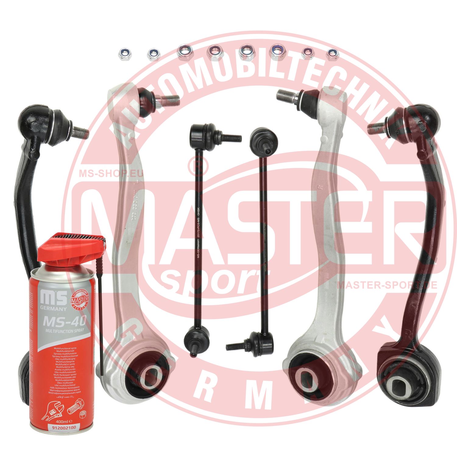Control/Trailing Arm Kit, wheel suspension (36806/2-SET-MSP)