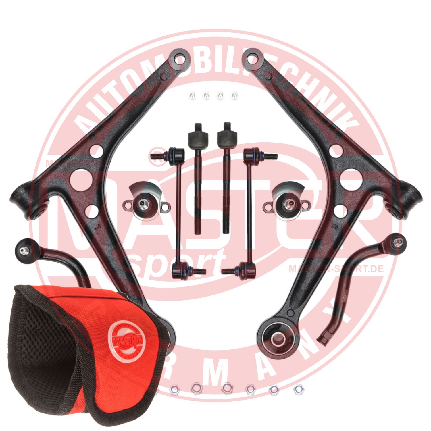 Control/Trailing Arm Kit, wheel suspension (37066-KIT-MSM)
