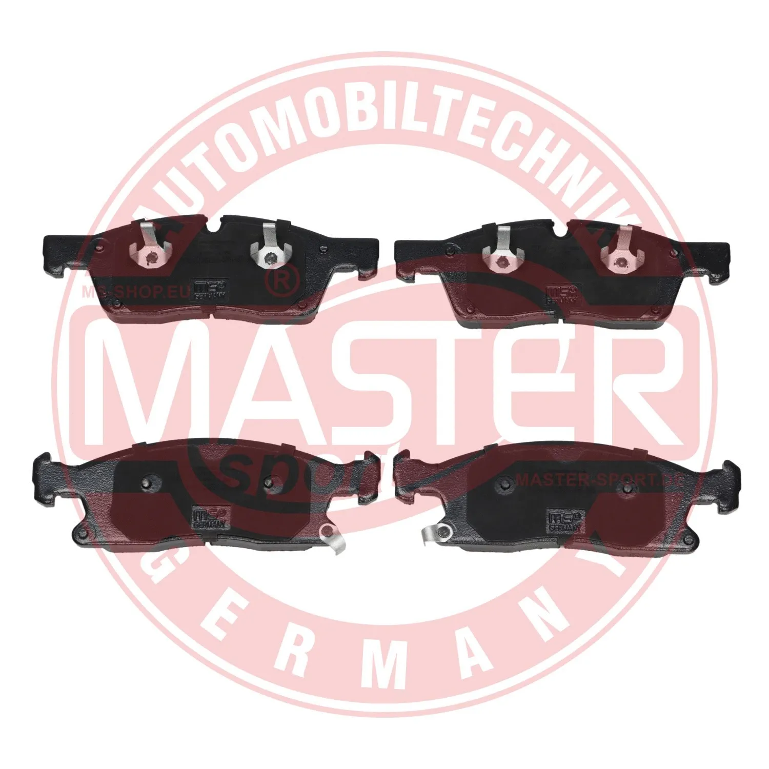 Brake Pad Set, disc brake (13046072822N-SET-MS)