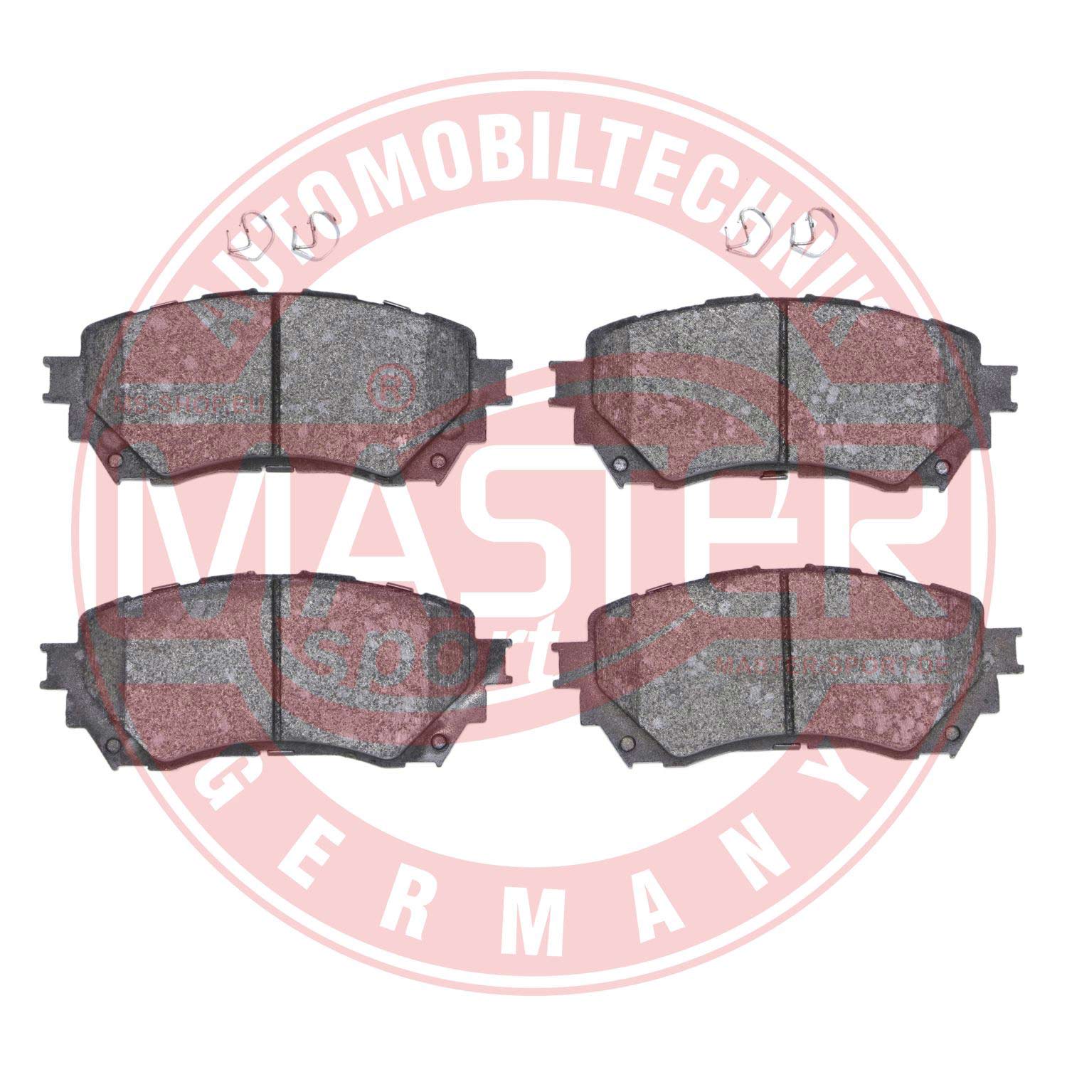 Brake Pad Set, disc brake (13046056752N-SET-MS)
